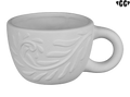 Swirly Petals Mug Bisqueware