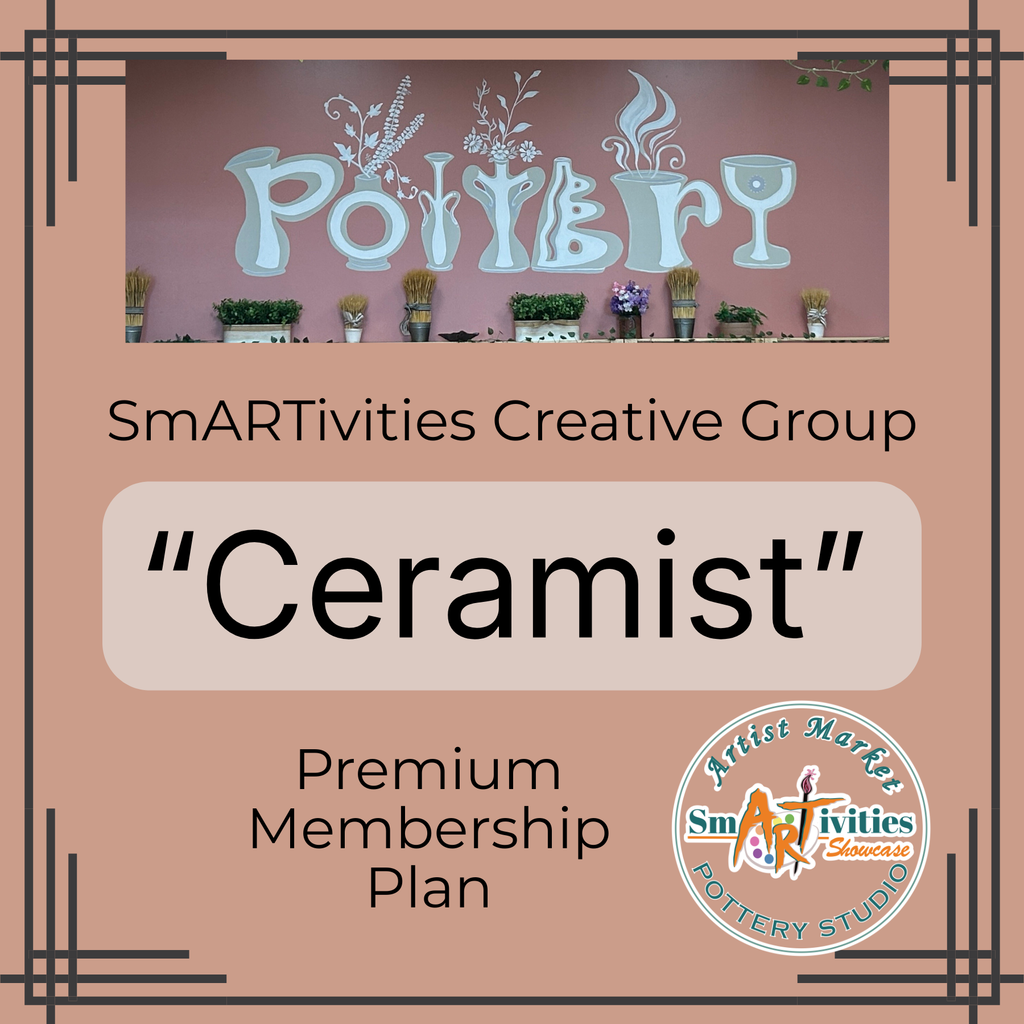 SmARTivities Creative Group Membership "Ceramist" Premium Plan