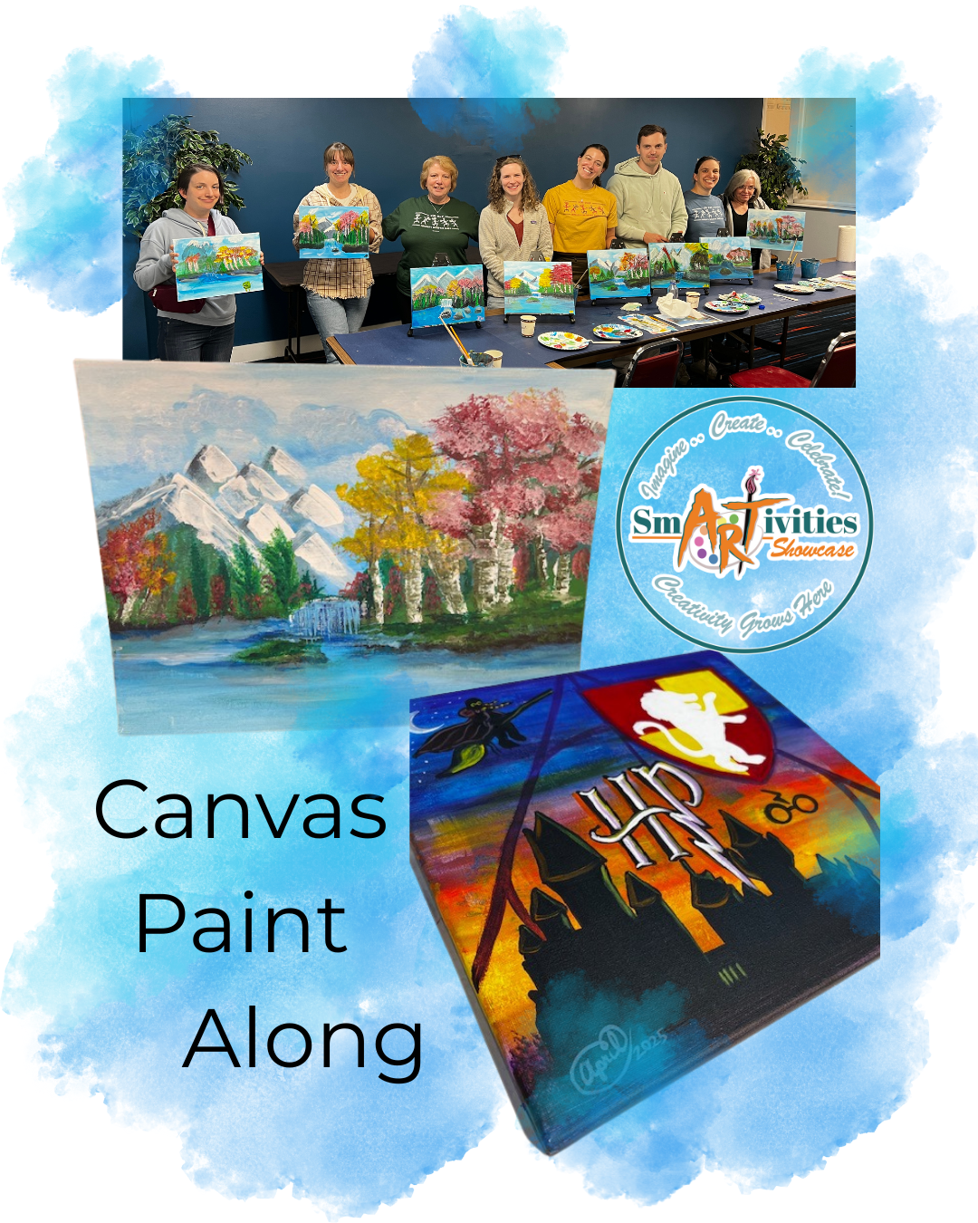 Canvas Paint Along pARTy Package