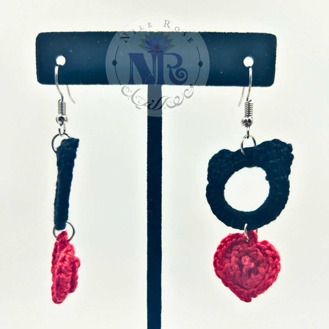 Cat Crochet Earrings