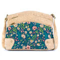 Three-Line Zipper Women's Cork Crossbody Bag