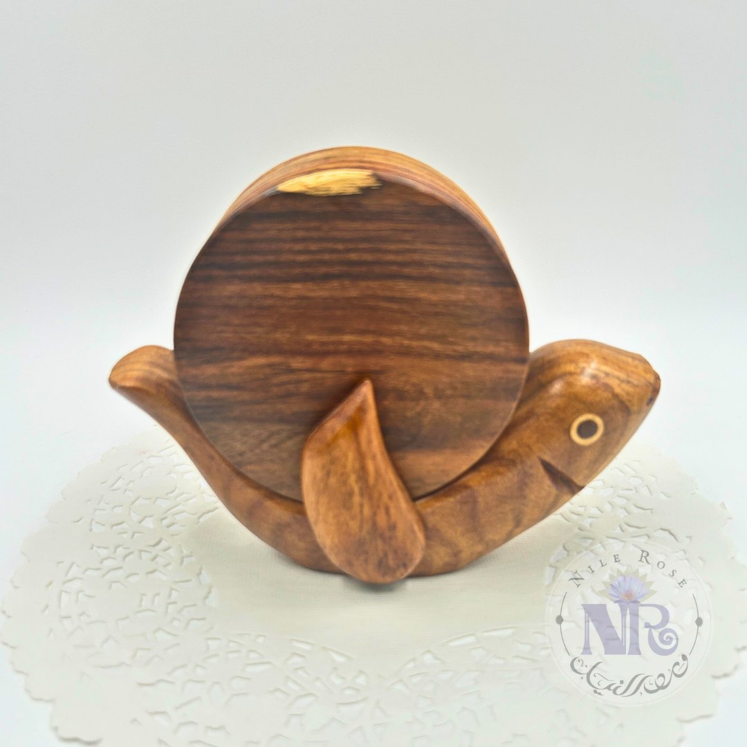 Fish Coaster Set - Nile Rose Woodcraft