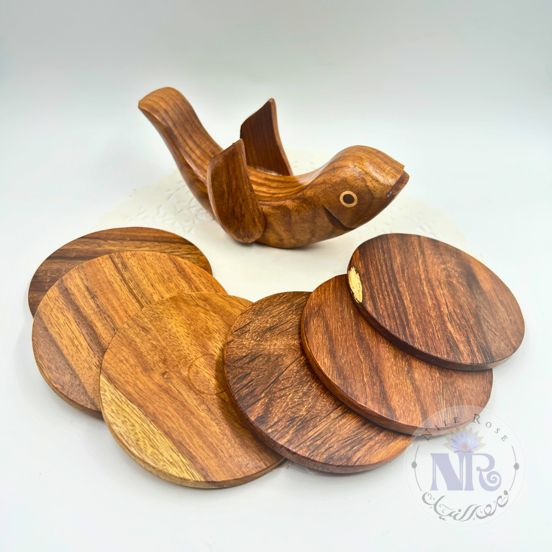 Fish Coaster Set - Nile Rose Woodcraft