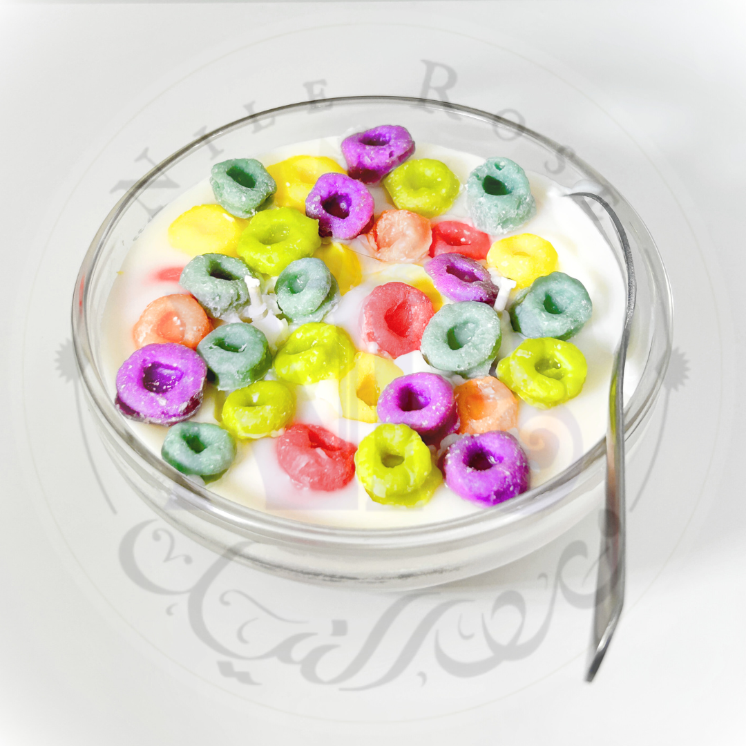 Fruity Loops Cereal Bowl - Delightful Candle