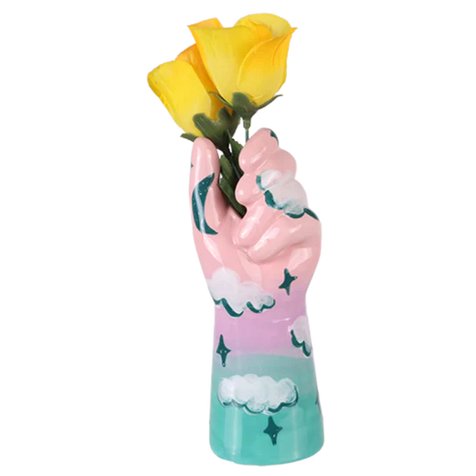 Hand Full Vase Bisqueware