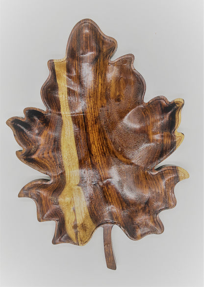 Leaf Plate - Nile Rose Woodcraft