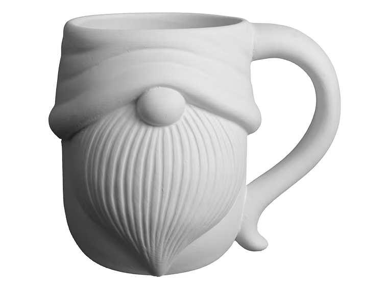 Gnome Mug Bisqueware