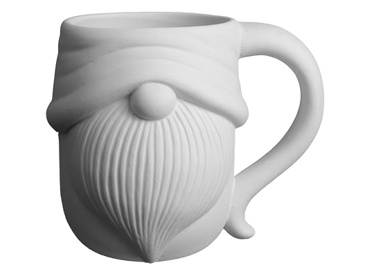 Gnome Mug Bisqueware