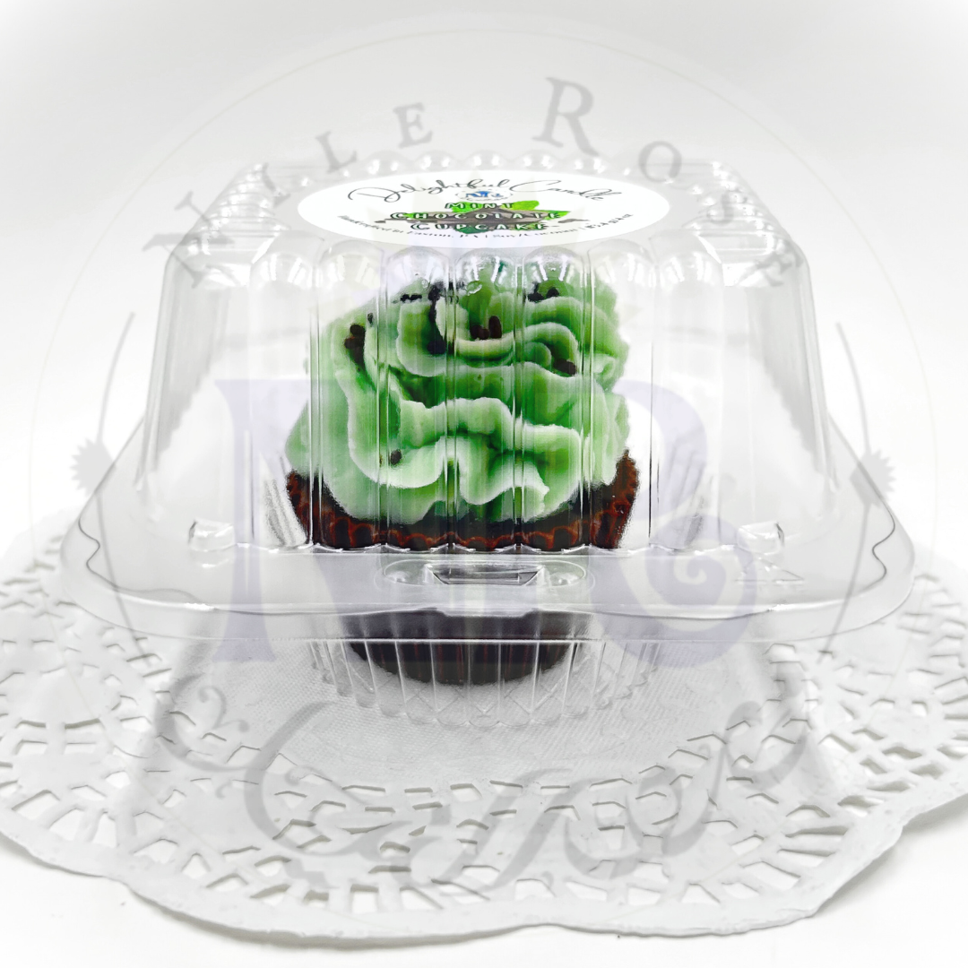 Delightful Mint Chocolate Cupcake Candle