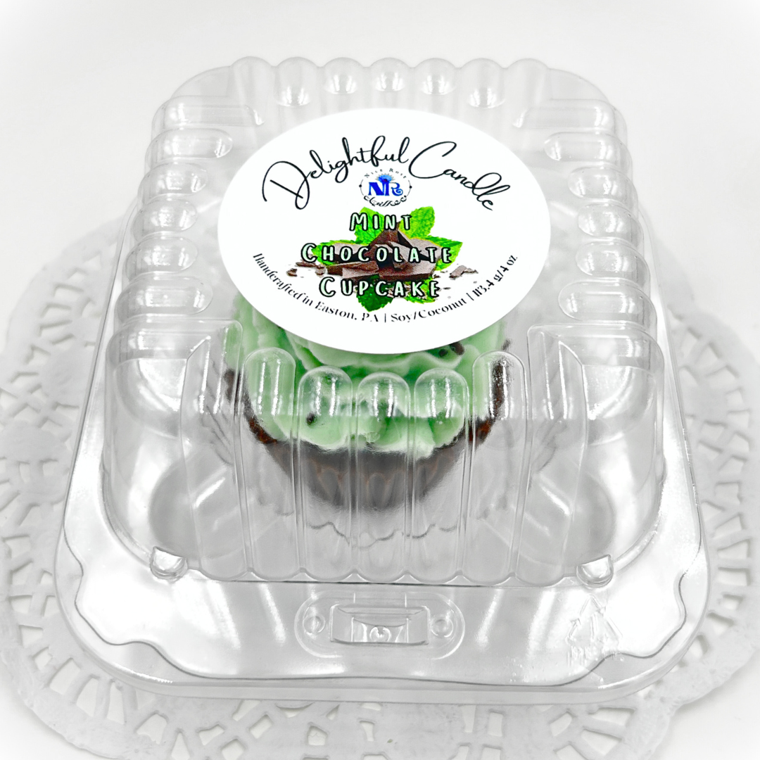 Mint Chocolate Cupcake - Delightful Candle