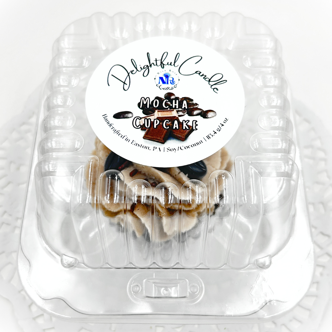 Delightful Mocha Cupcake Candle