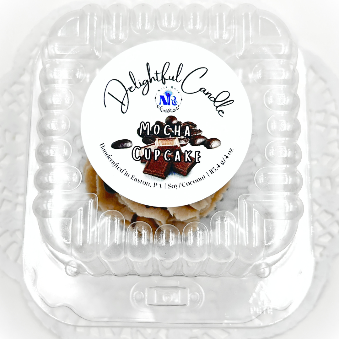 Delightful Mocha Cupcake Candle