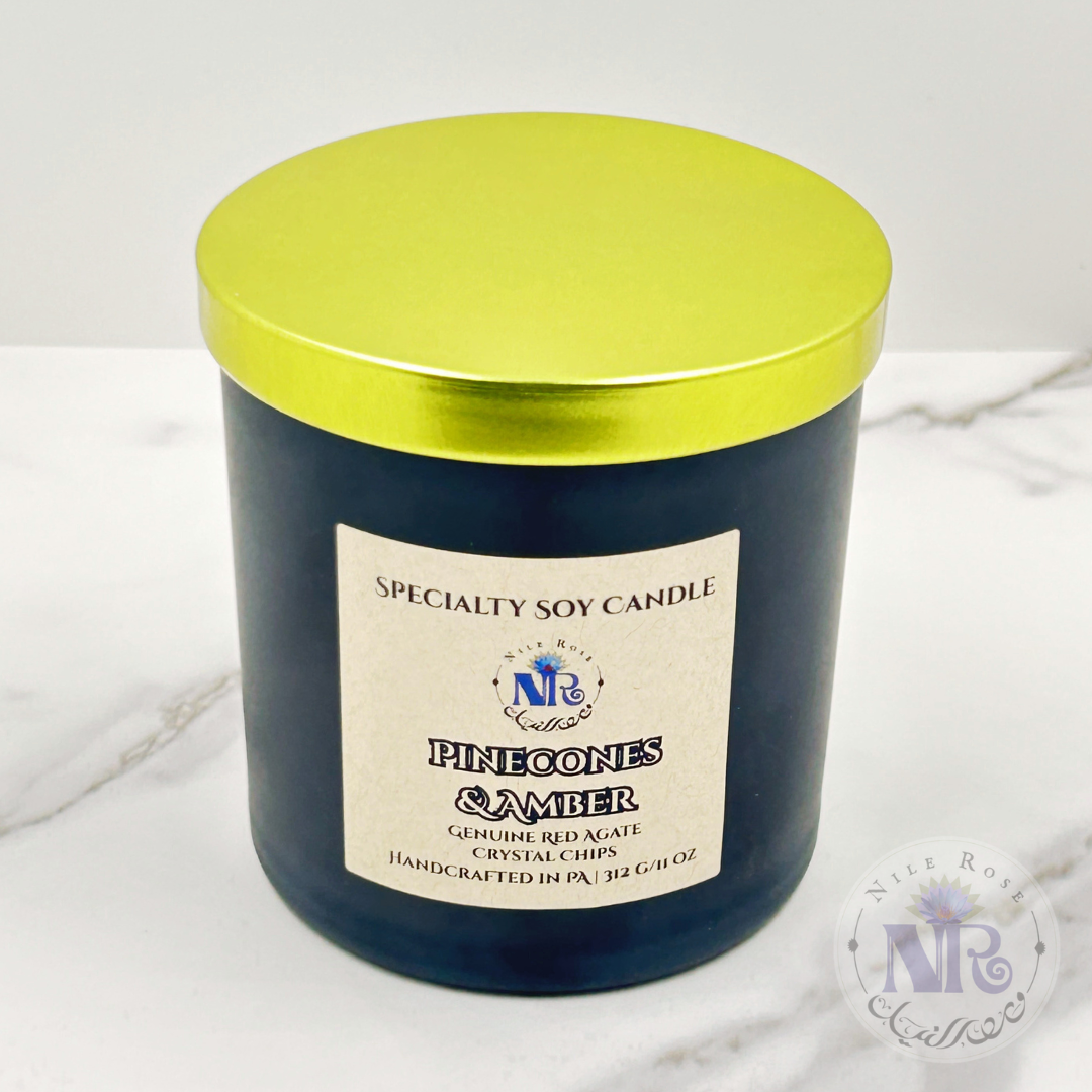 Frosted Black Pure Soy Candle