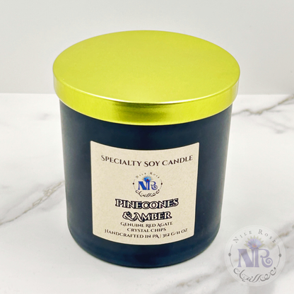 Frosted Black Pure Soy Candle