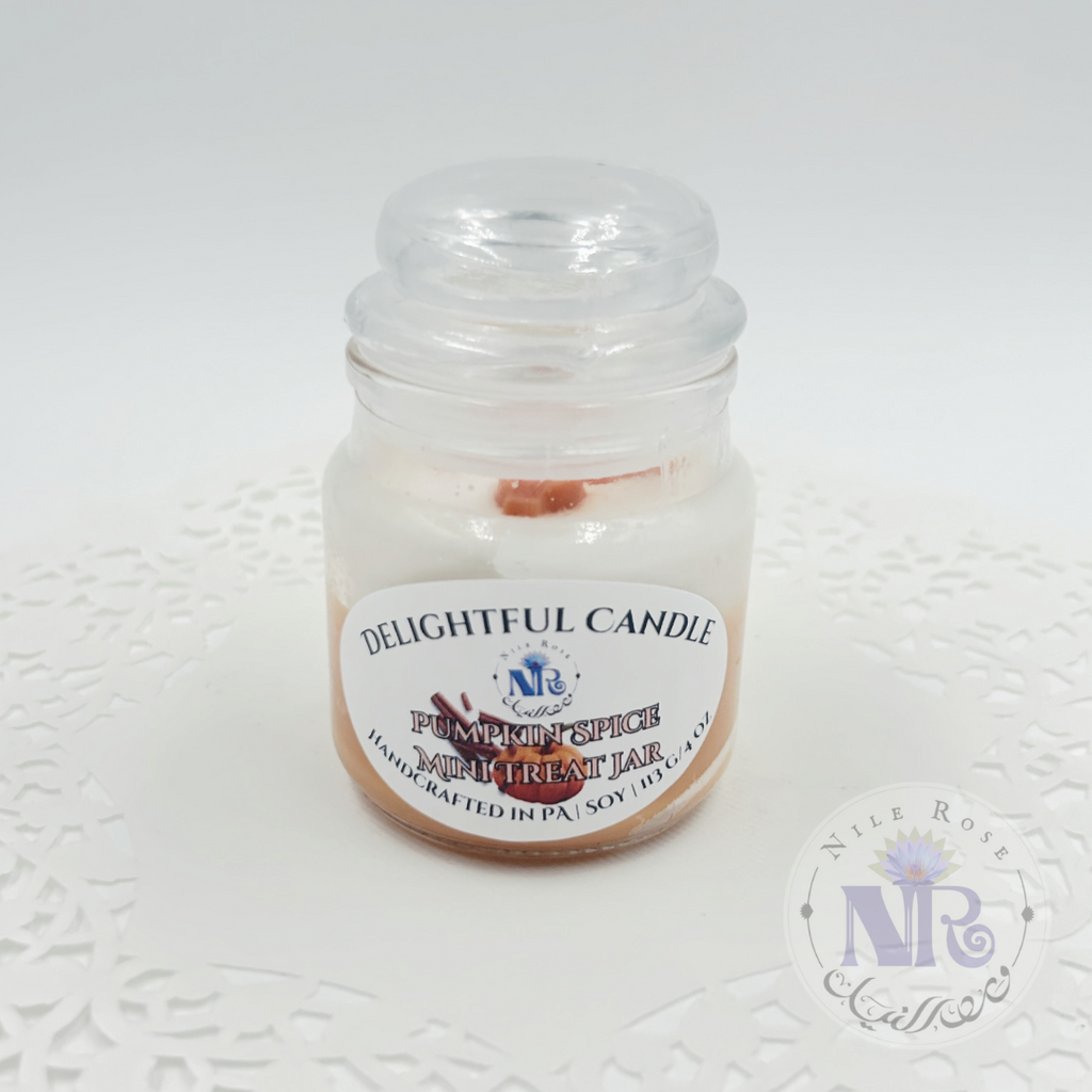 Delightful Pumpkin Spice Mini Treat Jar Candle
