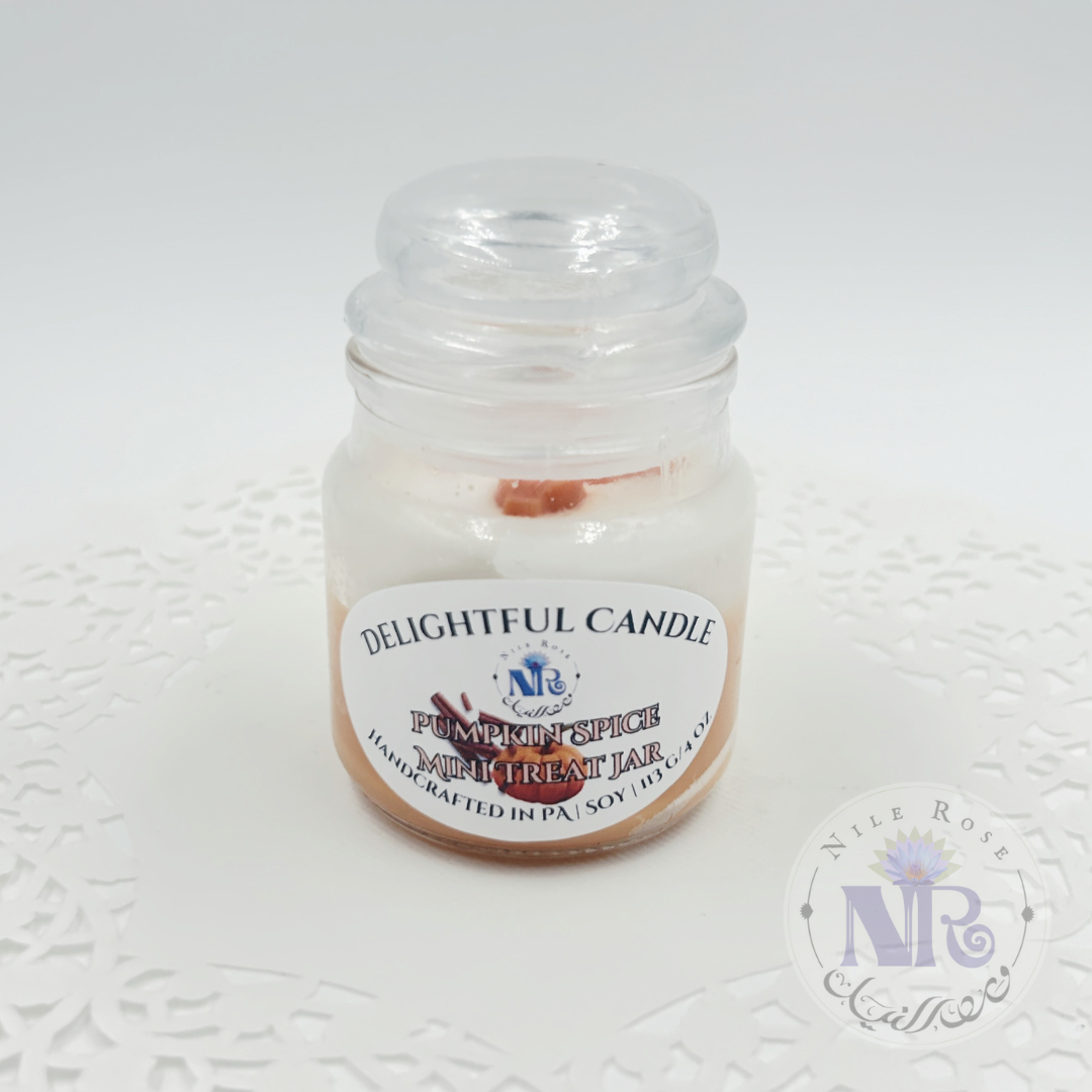 Delightful Pumpkin Spice Mini Treat Jar Candle