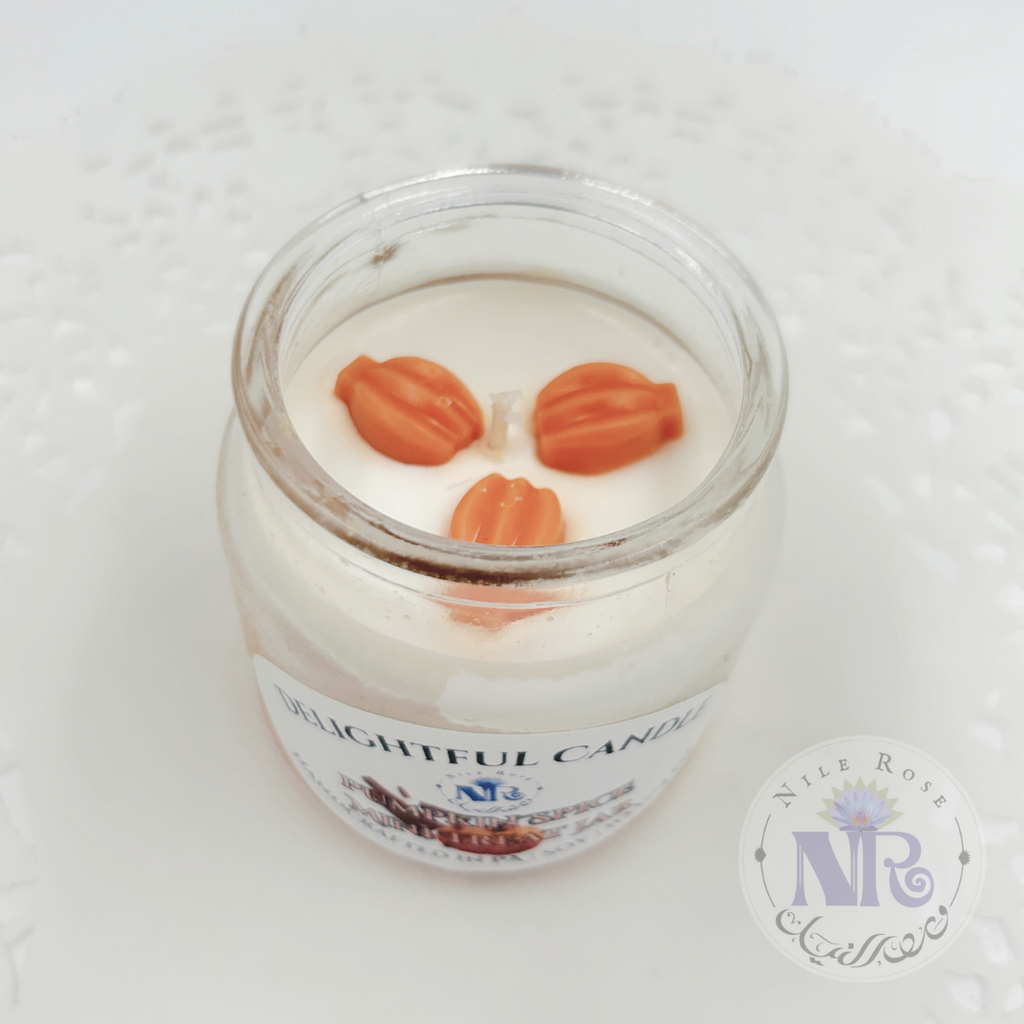 Delightful Pumpkin Spice Mini Treat Jar Candle