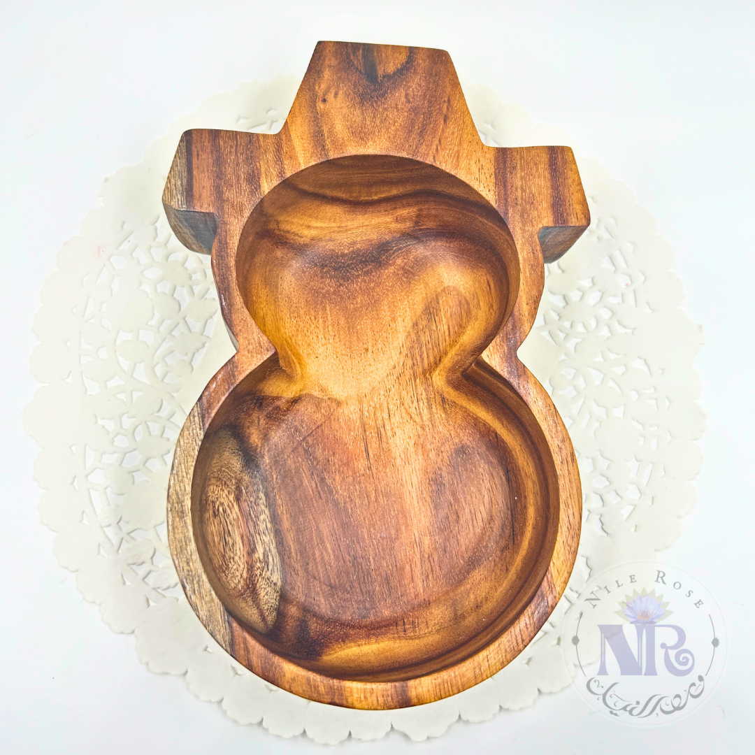 Snowman Rosewood Bowl