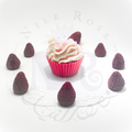 Delightful Strawberries & Cream Cupcake Candle