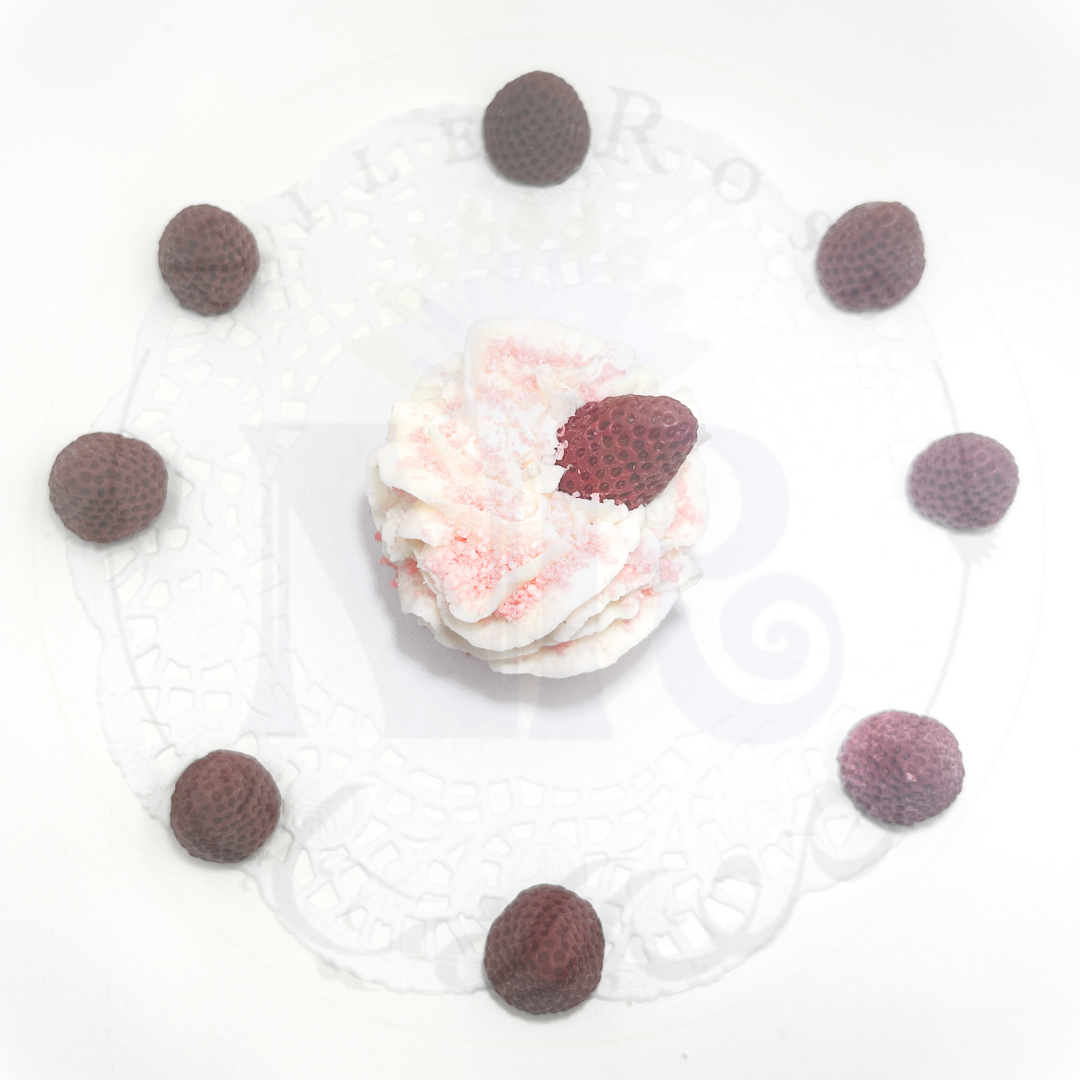 Strawberries & Cream Cupcake - Delightful Candle