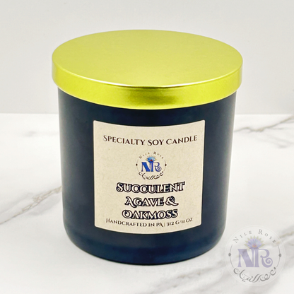 Frosted Black Pure Soy Candle