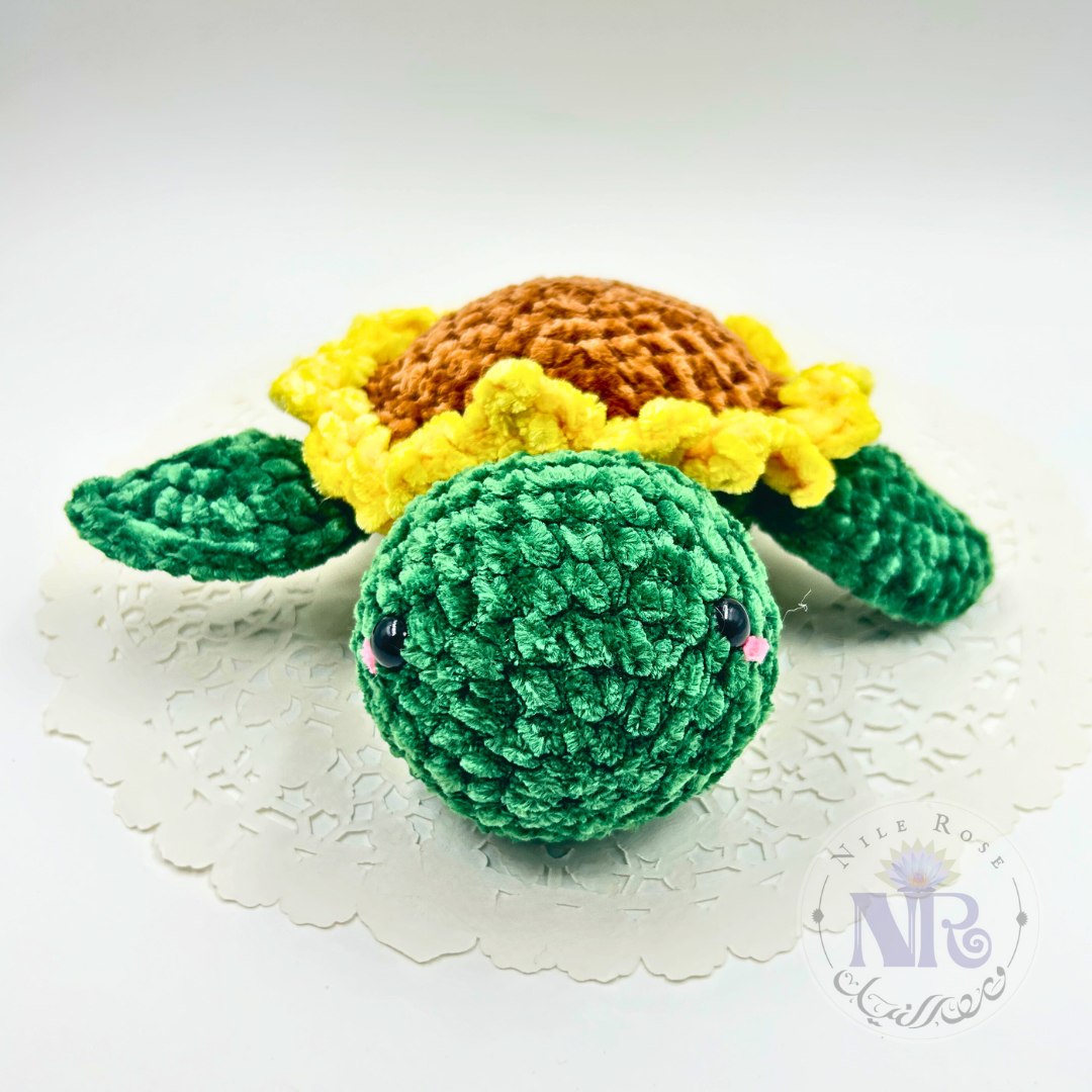 Sunflower Turtle - Crochet Cuties