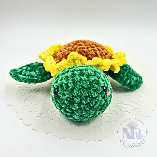 Sunflower Turtle - Crochet Cuties