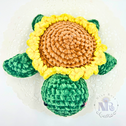 Sunflower Turtle - Crochet Cuties