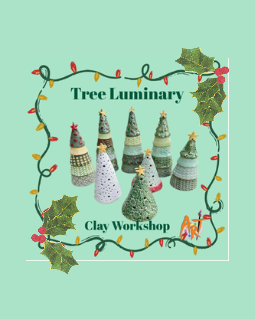 Tree Luminary Clay Workshop