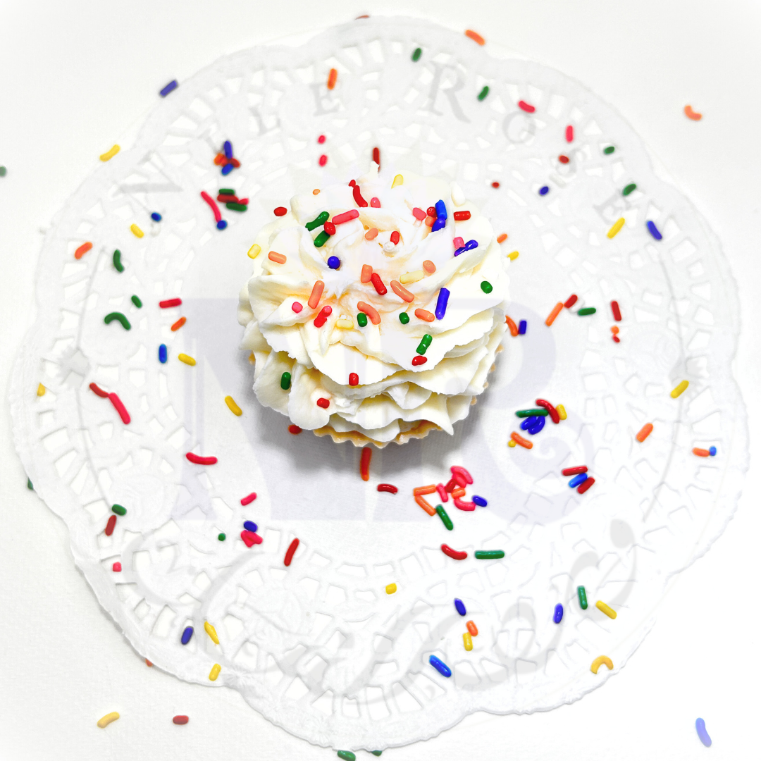 Vanilla Sprinkles Cupcake - Delightful Candle