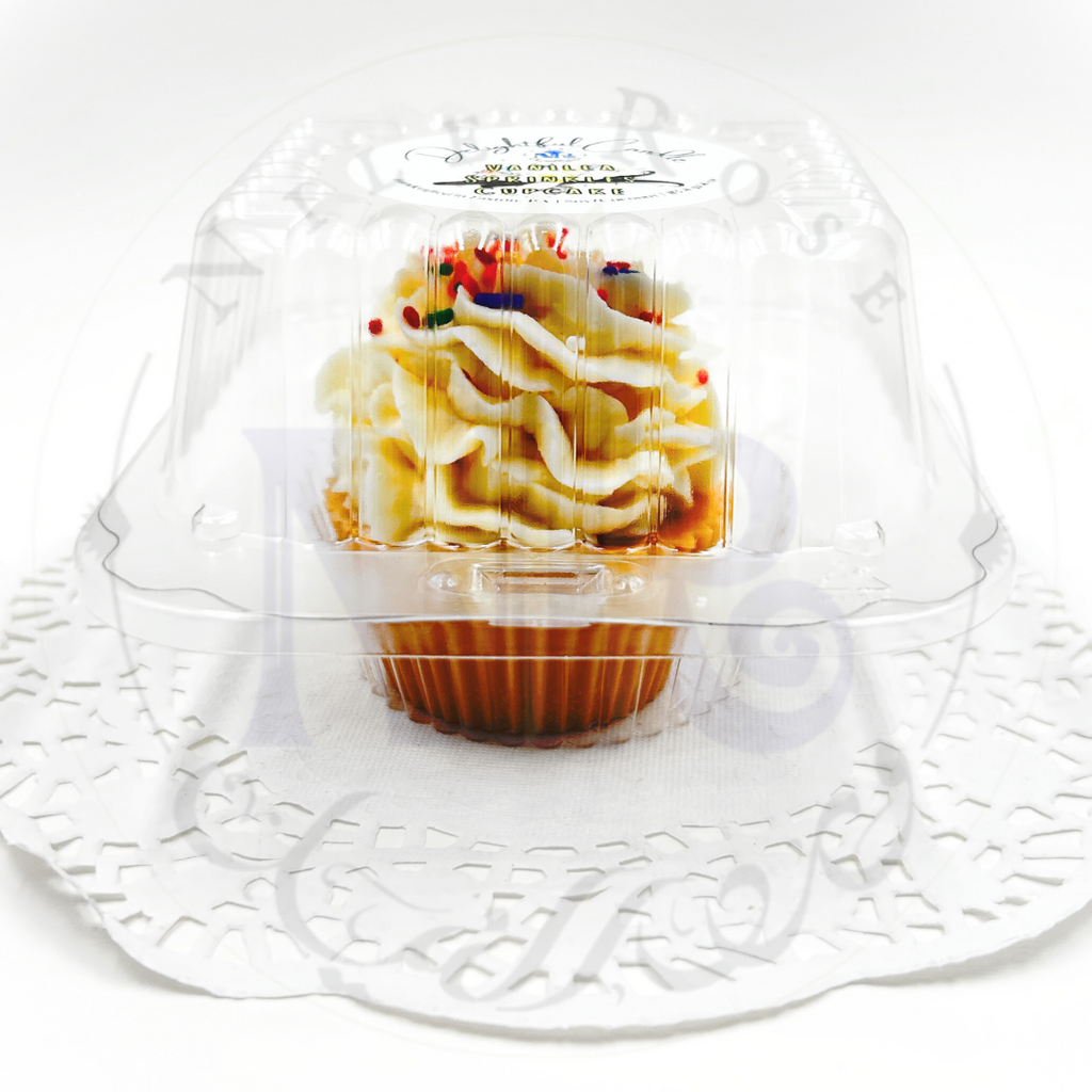 Delightful Vanilla Sprinkles Cupcake Candle