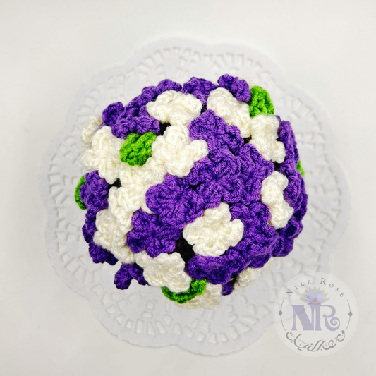 Violets Flower Pot - Crochet Cuties