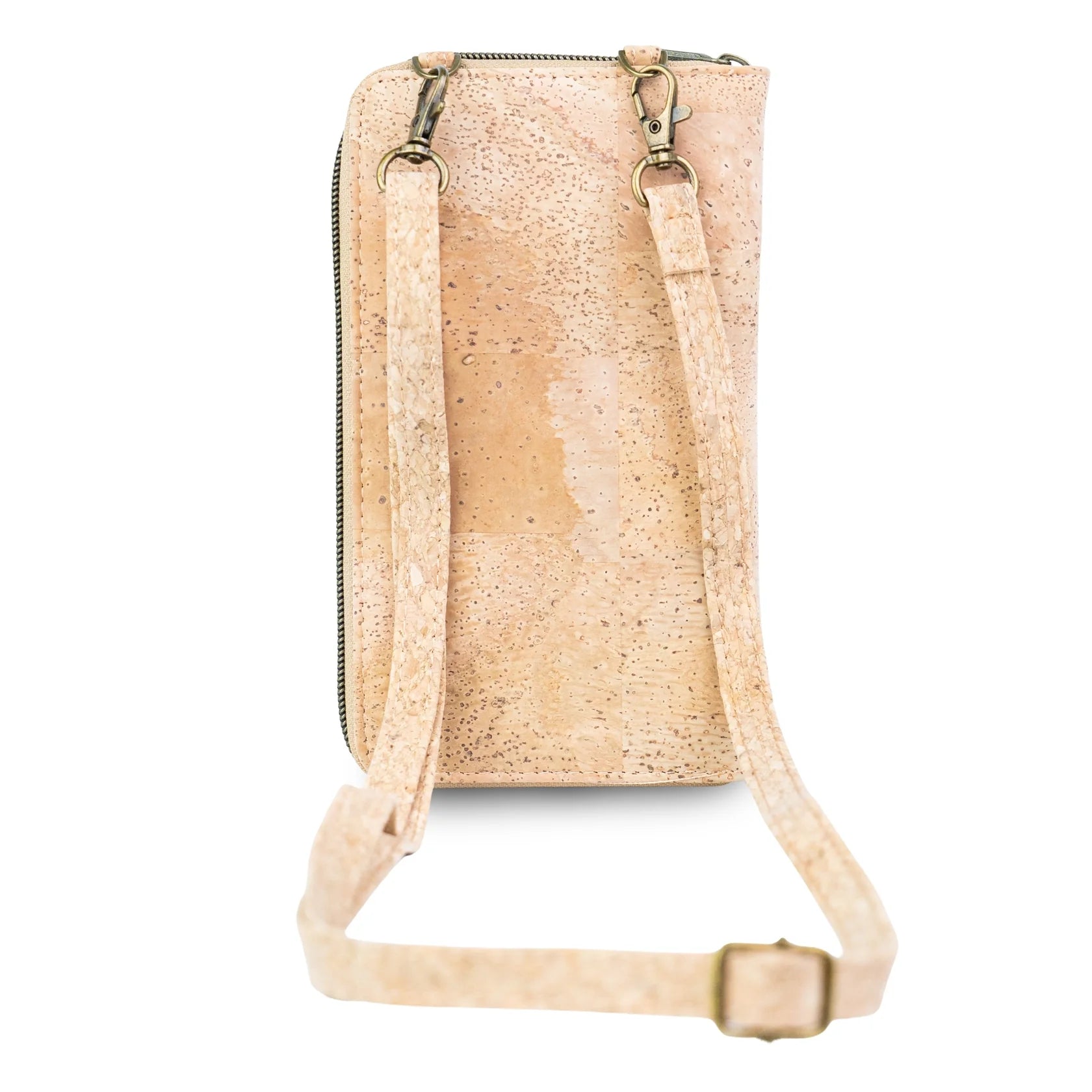 Cork Phone Crossbody Wallet – Floral Print