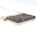 Floral Print Cork Crossbody Bag