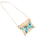 Butterfly & Floral Print Cork Crossbody Bag
