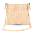 Diagonal Patch Cork Crossbody Bag