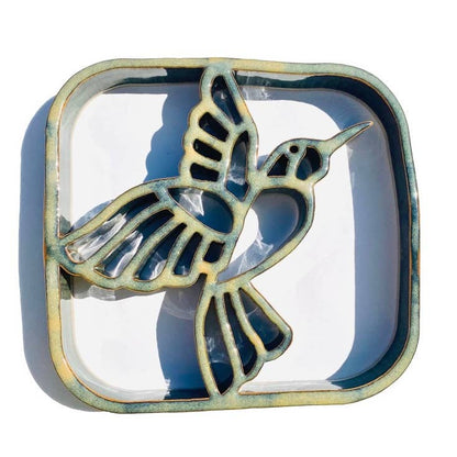 Hummingbird Trivet - Stoneware Pottery