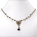 April Fool for Love Necklace - Vintage Brass Necklace