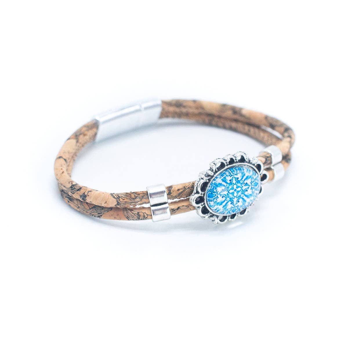 Natural Cork  Handmade Bracelet