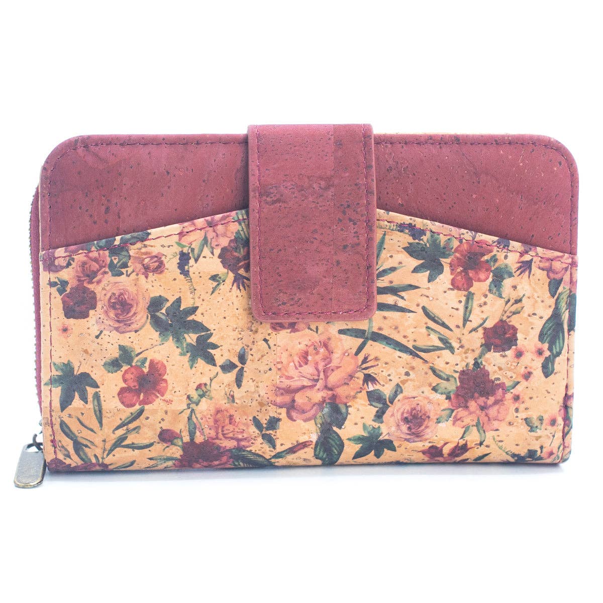 Red Cork Printed Cardholder Wallet