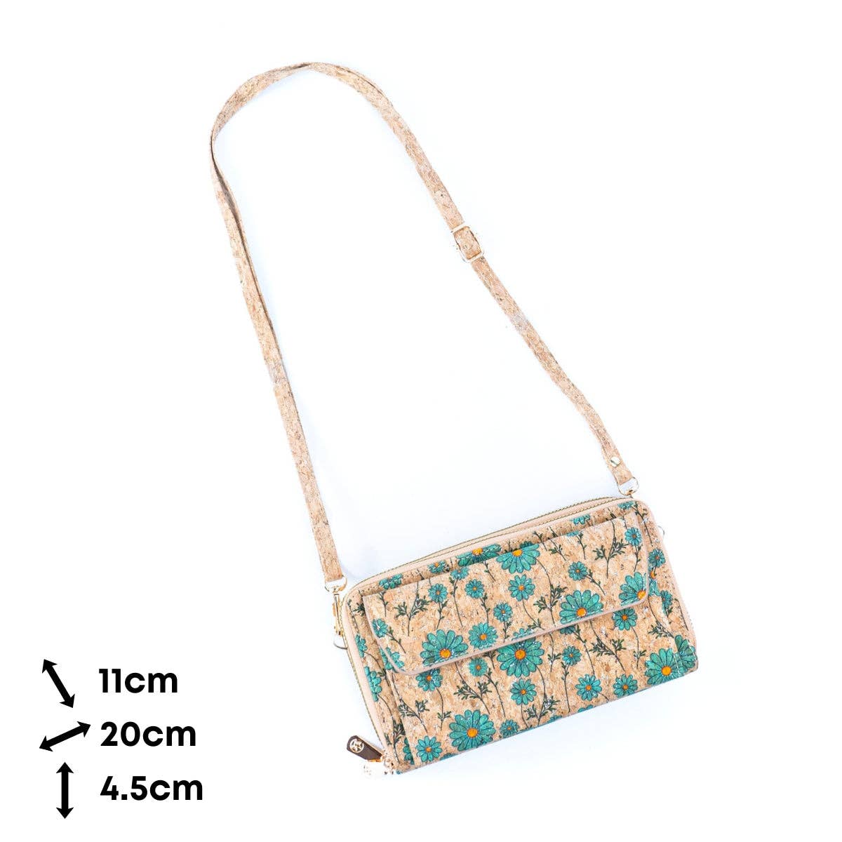 Horizontal Cork Phone Bag