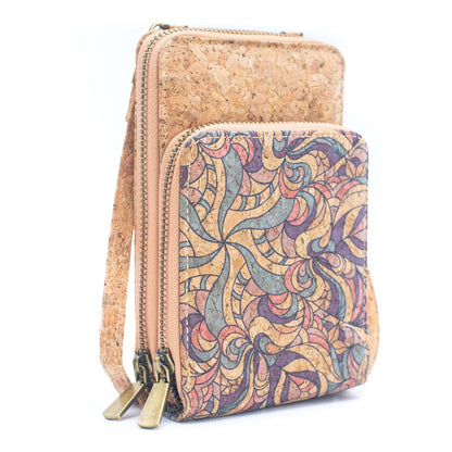 Natural Cork Women's Crossbody Phone Wallet