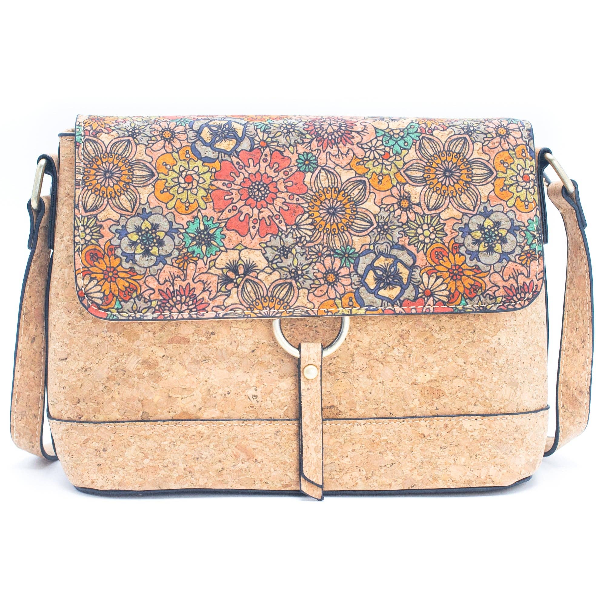 Cork crossbody classic pattern