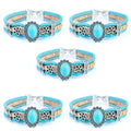 Turquoise Stone Handmade Cork Bracele