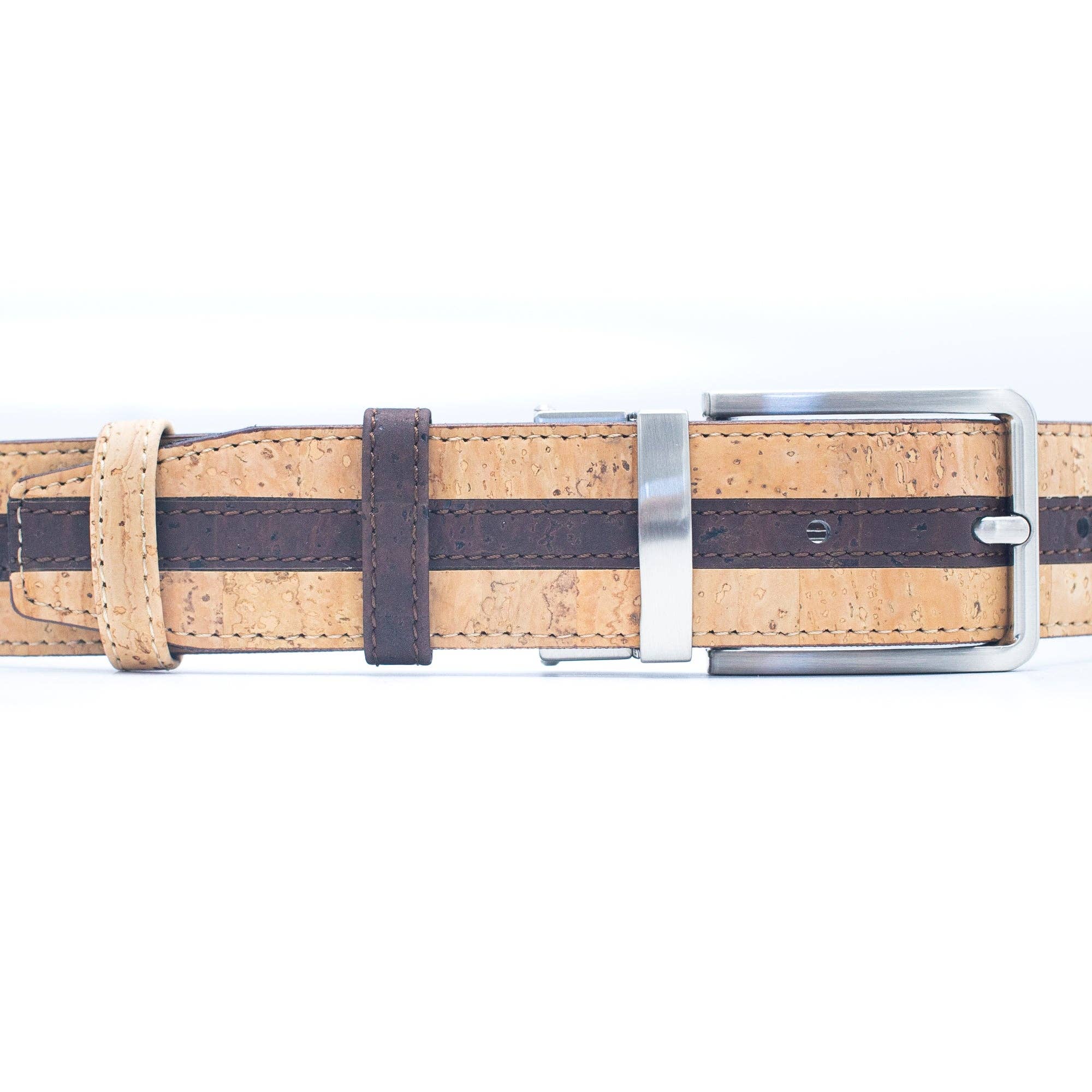 Dual brown Cork Belt
