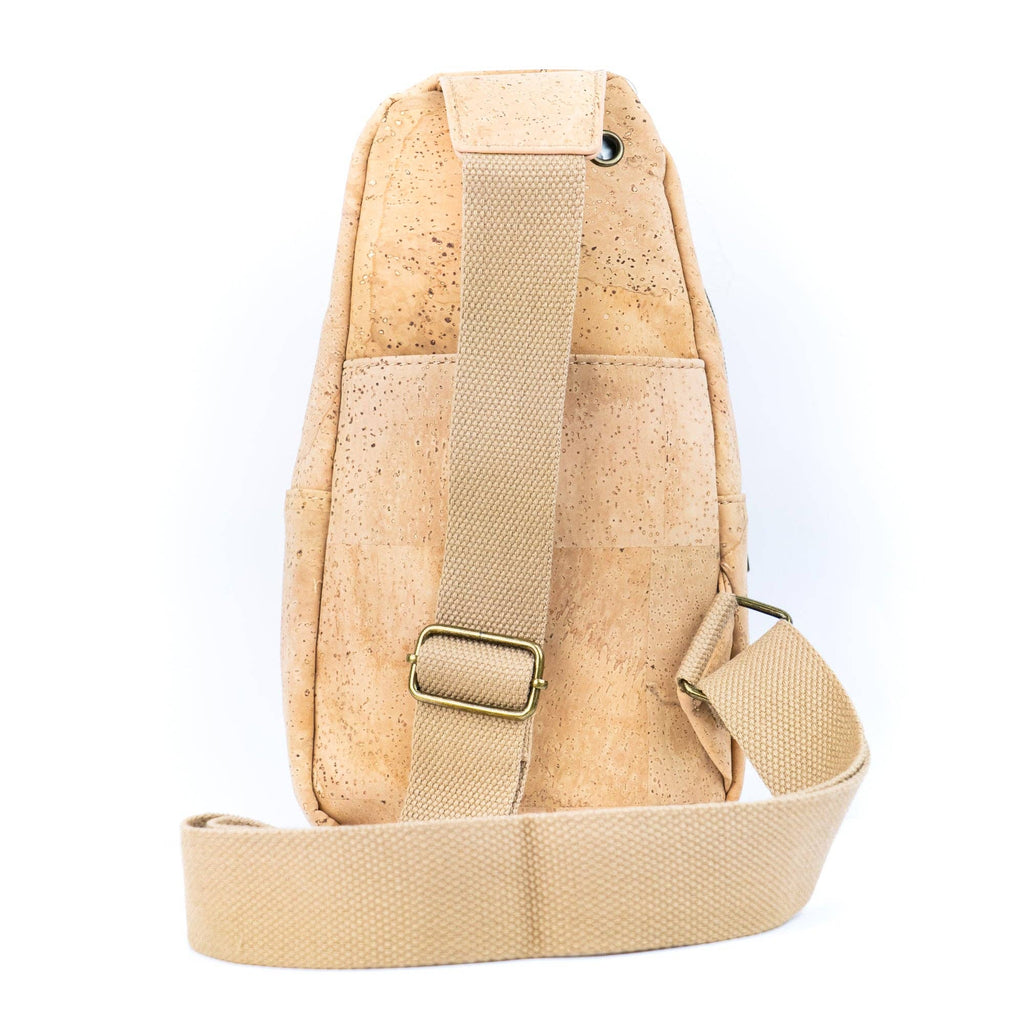 Sling Cork Bag with Adjustable Strap – Floral & Geometric Patterns