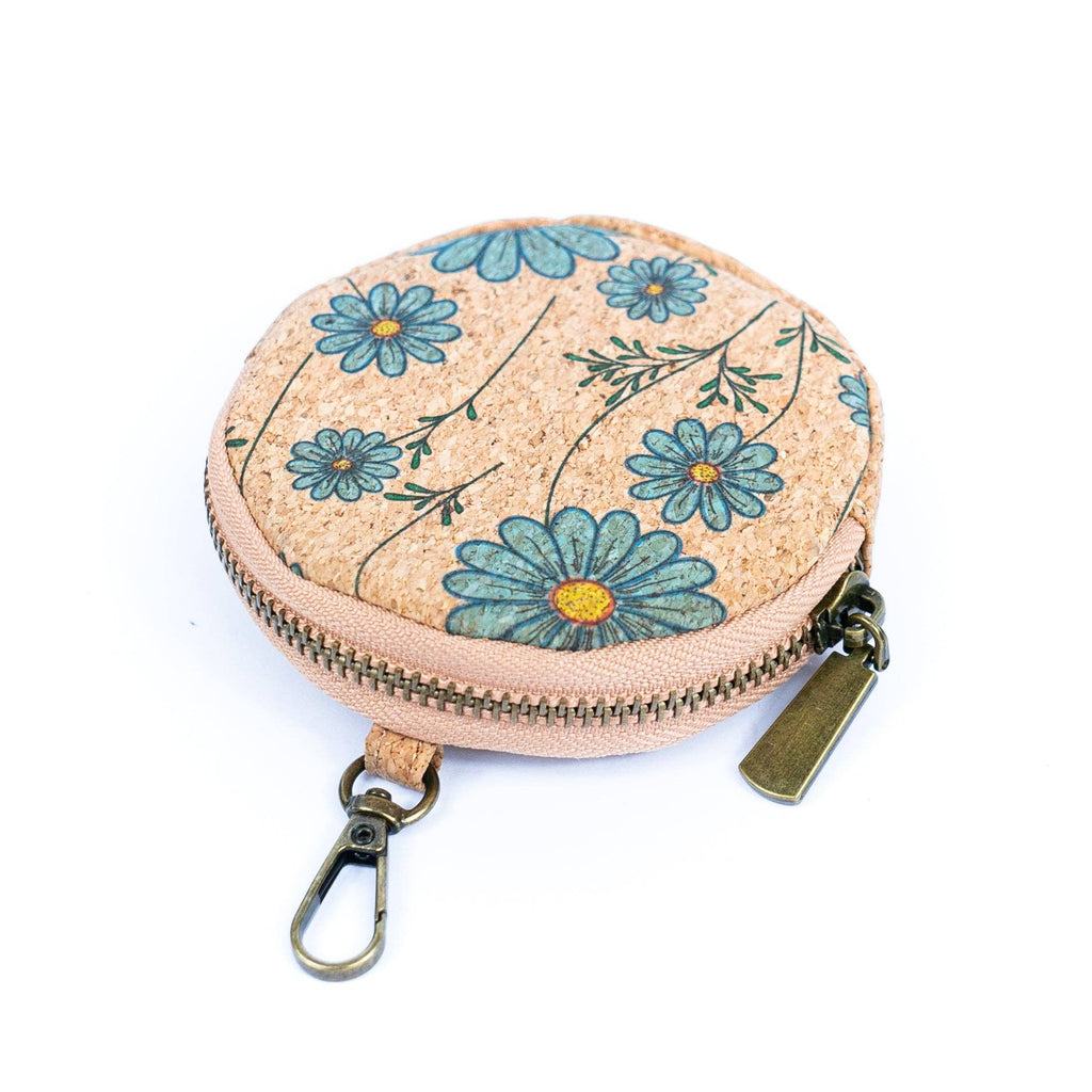 Natural Cork Women's Printed Phone Pouch & Coin purse