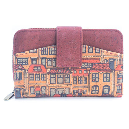 Red Cork Printed Cardholder Wallet