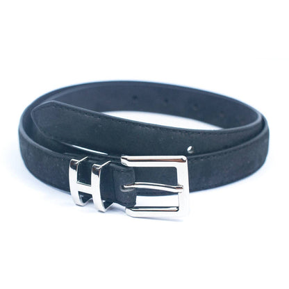 Double-Sided Cork Belt with H Logo Design