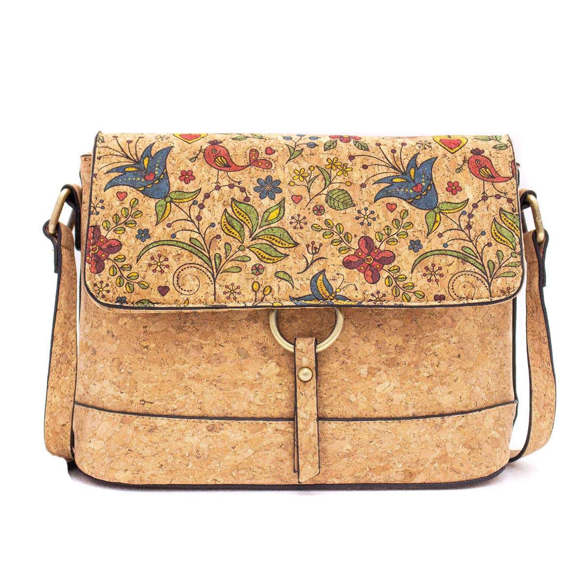 Cork crossbody classic pattern